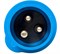 Вилка прямая EKF PROXIMA 013, 2Р+Е, 16А, 220В, IP44, с заземлением, переносная, синяя 4167 - фото 107462 Вилка прямая EKF PROXIMA 013, 2Р+Е, 16А, 220В, IP44, с заземлением, переносная, синяя 4167 - фото 107462