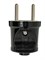 Вилка прямая SmartBuy SBE-10-P04-b, 10А, 250В, IP20, без заземления, черная 54400 - фото 107531 Вилка прямая SmartBuy SBE-10-P04-b, 10А, 250В, IP20, без заземления, черная 54400 - фото 107531
