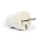 Вилка прямая SmartBuy SBE-10-P04-w, 10А, 250В, IP20, без заземления, белая 54399 - фото 107534