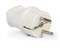 Вилка прямая SmartBuy SBE-16-P01-w, 16А, 250В, IP20, с заземлением, белая 54401 - фото 107539