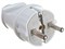 Вилка прямая ЭРА Vx2-W Б0039673, 16А, 220-230В, IP20, с заземлением, белая 62900 - фото 107624 Вилка прямая ЭРА Vx2-W Б0039673, 16А, 220-230В, IP20, с заземлением, белая 62900 - фото 107624