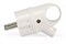 Вилка угловая SmartBuy SBE-16-P03-w, 16А, 250В, IP20, с заземлением, с ушком, белая 54402 - фото 107721
