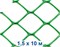 Сетка заборная З-70/1,5/10, ячейка 70x70мм, высота 1.5м, пластиковая, хаки, в рулоне 10м 80201
