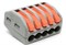 Клемма 5-проводная TOKOV ELECTRIC СМК 222-415, 0.08x2.5мм2, без пасты, с рычажками, соединительная 83033 - фото 109648