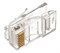 Коннектор/разъем компьютерный PROCONNECT 05-1021-3, RJ-45 (8P8C), CAT 5е, прозрачный 11186 - фото 109725
