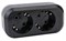 Колодка для удлинителя TDM 1806-0115, двухместная, 16А, 250В, IP20, с заземлением, АБС-пластик, черная 39837 - фото 110425 Колодка для удлинителя TDM 1806-0115, двухместная, 16А, 250В, IP20, с заземлением, АБС-пластик, черная 39837 - фото 110425