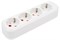 Колодка для удлинителя TDM 1806-0420 Народная, четырехместная, 16А, 250В, IP20, с заземлением, белая 55134 - фото 110436 Колодка для удлинителя TDM 1806-0420 Народная, четырехместная, 16А, 250В, IP20, с заземлением, белая 55134 - фото 110436