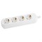 Колодка для удлинителя Эра КХ-4е, четырехместная, 16A, 220-230В, IP20, 3500Вт, с заземлением, белая 60264 - фото 110592 Колодка для удлинителя Эра КХ-4е, четырехместная, 16A, 220-230В, IP20, 3500Вт, с заземлением, белая 60264 - фото 110592