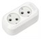 Колодка для удлинителя Smartbuy SBE-10-2-00-N, двухместная, 10А, 250В, IP20, без заземления, АБС-пластик, белая 54411 - фото 110930 Колодка для удлинителя Smartbuy SBE-10-2-00-N, двухместная, 10А, 250В, IP20, без заземления, АБС-пластик, белая 54411 - фото 110930