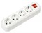 Колодка для удлинителя Smartbuy SBE-16-4-00-ZS, четырехместная, 16А, 250В, IP20, с заземлением, с выключателем, АБС-пластик, белая 54414 - фото 110939 Колодка для удлинителя Smartbuy SBE-16-4-00-ZS, четырехместная, 16А, 250В, IP20, с заземлением, с выключателем, АБС-пластик, белая 54414 - фото 110939