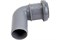 Отвод для внутренней канализации,  40мм, 90 градусов, полипропиленовый, серый 17590