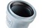 Отвод для внутренней канализации,  50мм, 45 градусов, полипропиленовый, серый 19
