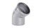 Отвод для внутренней канализации, 110мм, 87 градусов, полипропиленовый, серый 206