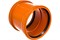 Муфта ремонтная для наружной канализации, 110мм, двухраструбная, полипропиленовая, оранжевая 12488