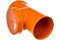 Ревизия для наружной канализации, 110мм, полипропиленовая, оранжевая 21890