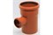 Тройник для наружной канализации, 110х50мм, 87 градусов, полипропиленовый, оранжевый 48862