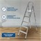 Лестница-стремянка AMIGO ЛС1005, 5 ступеней, высота 1.09м, алюминиевая 86364