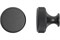 Ручка-кнопка мебельная STAHLBURO АР2704, 30мм, матовый черный, 2шт в упаковке 89328