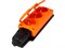 Колодка для удлинителя NE-AD 4113, трехместная, 16A, 220-240В, IP54, 3500Вт, с заземлением, с заглушкой, каучук, оранжевый 89848