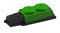 Колодка для удлинителя NE-AD 4132, двухместная, 16A, 220-240В, IP54, 3500Вт, с заземлением, с заглушкой, каучук, зеленый 89845