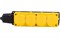 Колодка для удлинителя NE-AD 4154, четырехместная, 16A, 220-240В, IP54, 3500Вт, с заземлением, с заглушкой, каучук, желтый 90703