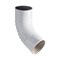 Колено трубы водосточной, диаметр 95мм, оцинкованная сталь с покрытием, RAL 9003 белый 7376
