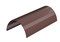 Желоб водосточный, 125/82мм, 3м, пластиковая ПВХ, RAL 8017 коричневый 30945