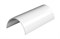 Желоб водосточный, 125/82мм, 3м, пластиковая ПВХ, RAL 9003 белый 30946