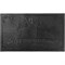 Коврик придверный АМ Добро пожаловать, 40х60см, черный, резиновый 39441
