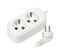 Удлинитель 1-2.SALE E1M 860467, ПВС 3x1мм2, 2 розетки, 2м, 16А, IP20, с заземлением 86673