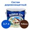 Покрытие защитно-декоративное (антисептик) ЛЮБИМАЯ ДАЧА, 2.7л, рябина, полуматовое 88846