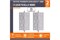 Петля накладная НОРА-М 5"-4ВВ, 125х75х2.5мм, универсальная, сталь, матовый хром 29164