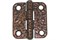 Петля накладная ПН5-40, 40x36мм, универсальная, сталь, антик медь 11385