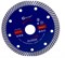 Диск отрезной алмазный CUTOP 65-12523, 125x2.3x10x22.2мм, сверхтонкий, Cупер-турбо, мелкий зуб, сухая резка 68011