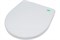 Сиденье с крышкой для унитаза (стульчак) ИНКОЭР Орион, белое, пластиковое 88881