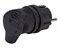 Вилка угловая TOKOV ELECTRIC TKE-C05-KVU-Z, 16А, 250В, IP44, с заземлением, каучук, черная 84174