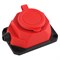 Колодка для удлинителя ЭРА К-1е-RED-IP44, одноместная, 16A, 220-230В, IP44, 3500Вт, с заземлением, с заглушкой, каучук, красный 88893
