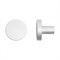 Ручка-кнопка мебельная StahlBuro Knob AP2401, W матовый белый хром, за шт. 90122
