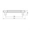 Ручка-скоба мебельная StahlBuro AP2309-128, 128мм, W матовый белый хром, за шт. 90131