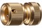 Соединитель быстросъёмный для шланга GRINDA PROLine BC-34А, 3/4", с аквастопом, латунный 22317