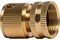 Соединитель быстросъёмный для шланга PALISAD, 3/4", с внутренней резьбой, латунный 9514