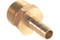 Штуцер для шланга, 1/2", с внешней резьбой 9мм, латунный 18854
