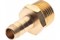 Штуцер для шланга, 3/4", с внешней резьбой 18мм, латунный 27209