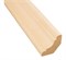 Плинтус потолочный/галтель, 35x35мм, 1сорт, лиственница, цельный, цена за 1м 6585