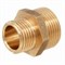 Фитинг резьбовой - ниппель переходной, 25x15мм (1"х1/2"), наружная-наружная 1270