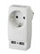 Разветвитель/тройник ЭРА SP-1e-USB-W Б0027836, одноместный, 16А, + 2 USB 2A, с заземлением, белый 85418