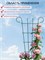 Шпалера садовая Green Line Веерная, 1.8x0.91м, на ножках, металлическая, зеленая 16083