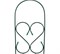Шпалера садовая Green Line Узорная, 1.33x0.32м, металлическая, зеленая 38490