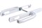 Ручка дверная APECS HP-92.7005-W, на планке, белая 33341
