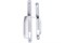 Ручка дверная APECS HP-92.7005-W, на планке, белая 33341